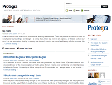Tablet Screenshot of blog.protegra.com